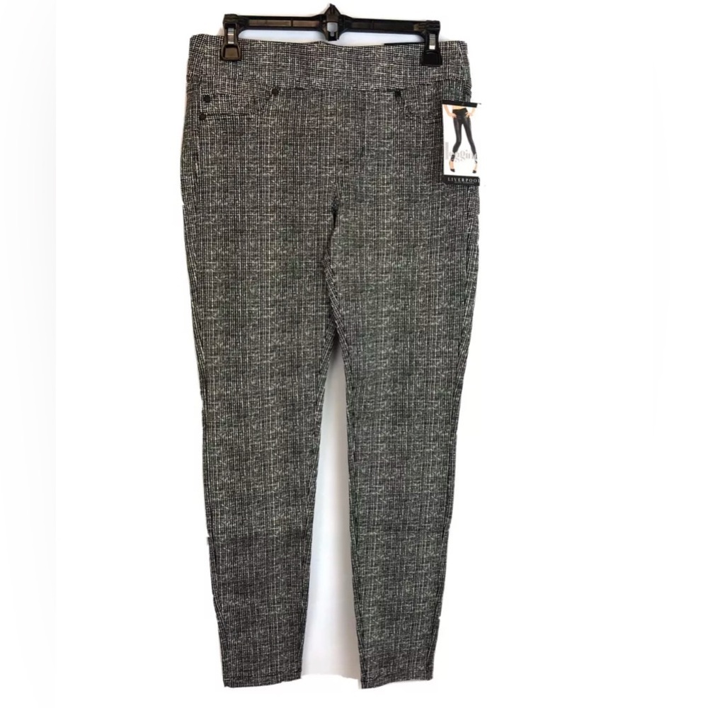 Liverpool, Women’s Tweed Leggings, Size 6, Grey/Black